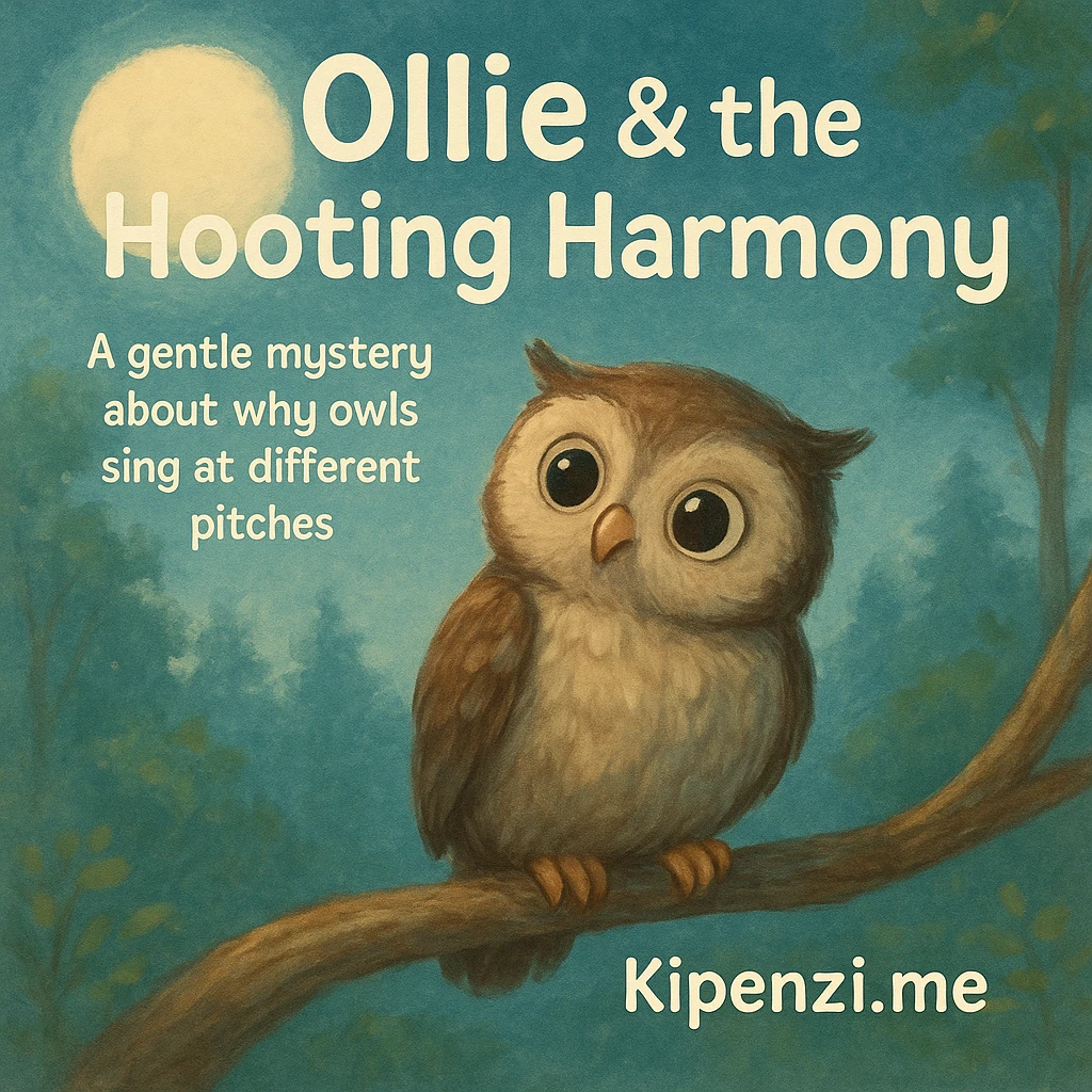 Ollie & the Hooting Harmony - A gentle mystery about why owls sing at different pitches.